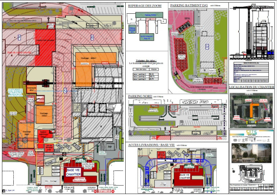 Plan de la Cité Administrative Saint-Sever